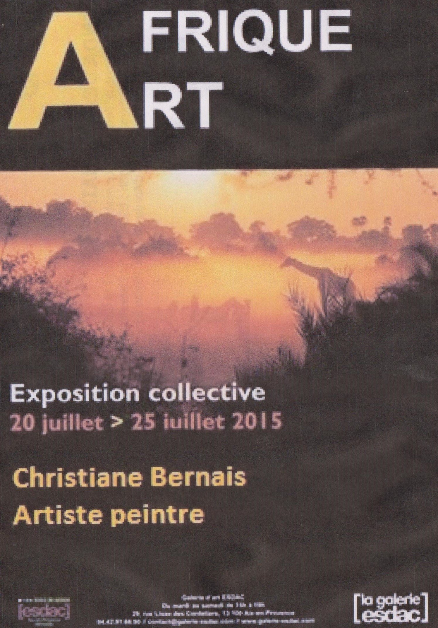 Afriqu'Art   / exposition collective d'artistes