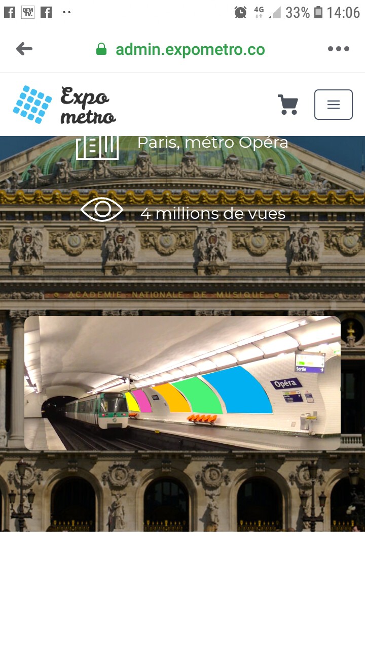 Expo Metro Paris Opéra