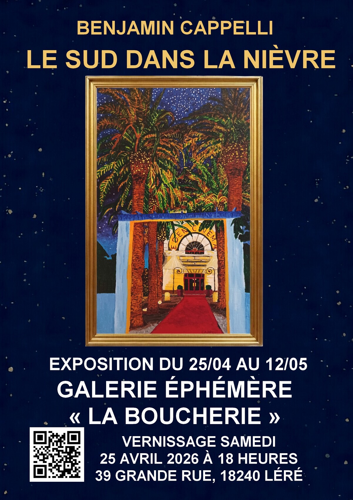 Benjamin Cappelli expose Le Sud dans la Ni&egrave;vre