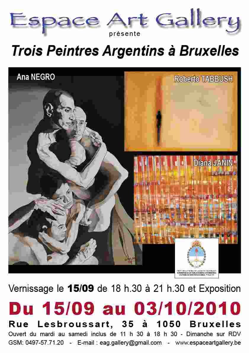 Trois peintres Argentins à Bruxelles