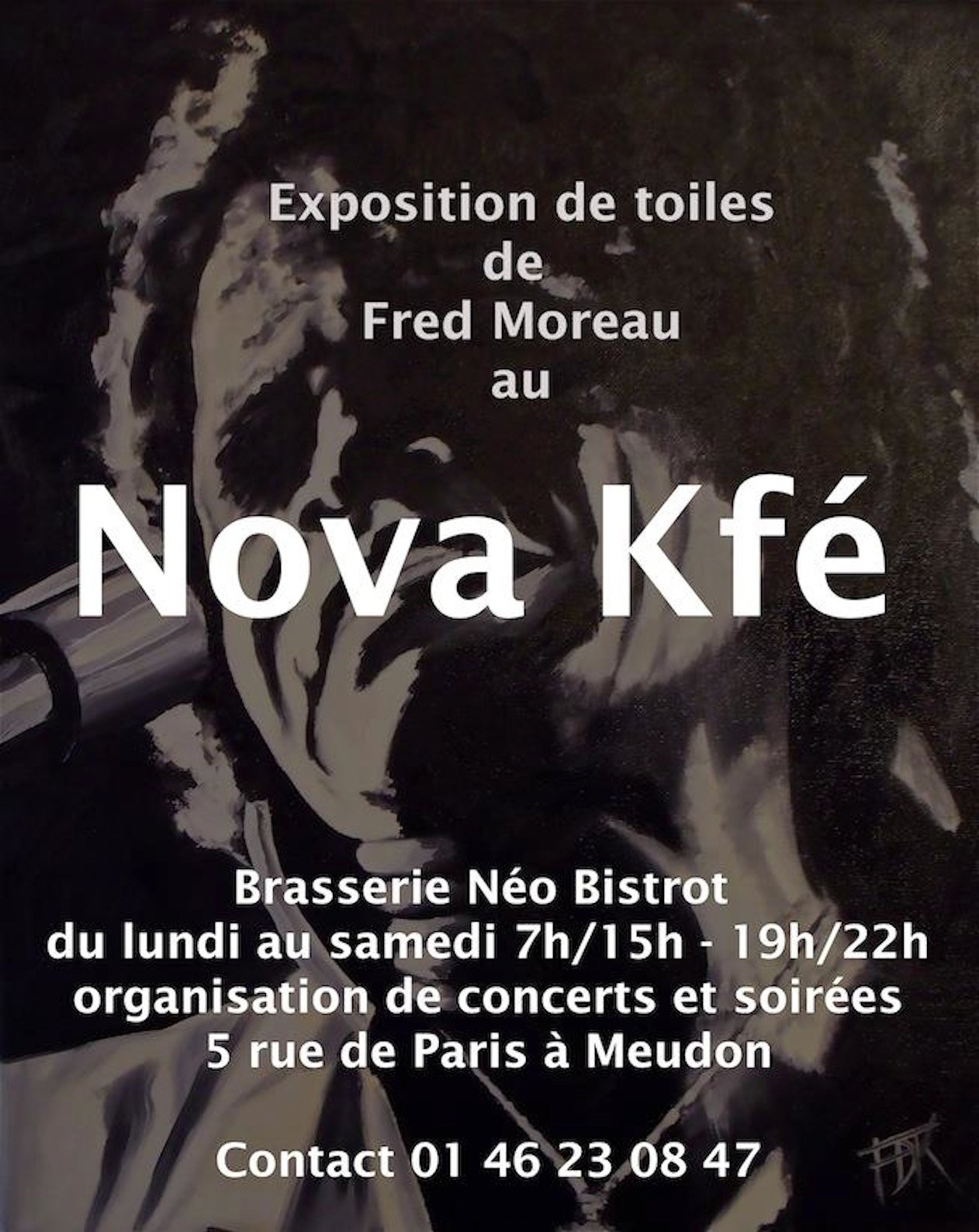 Fred Moreau artiste résident au Nova Kfé