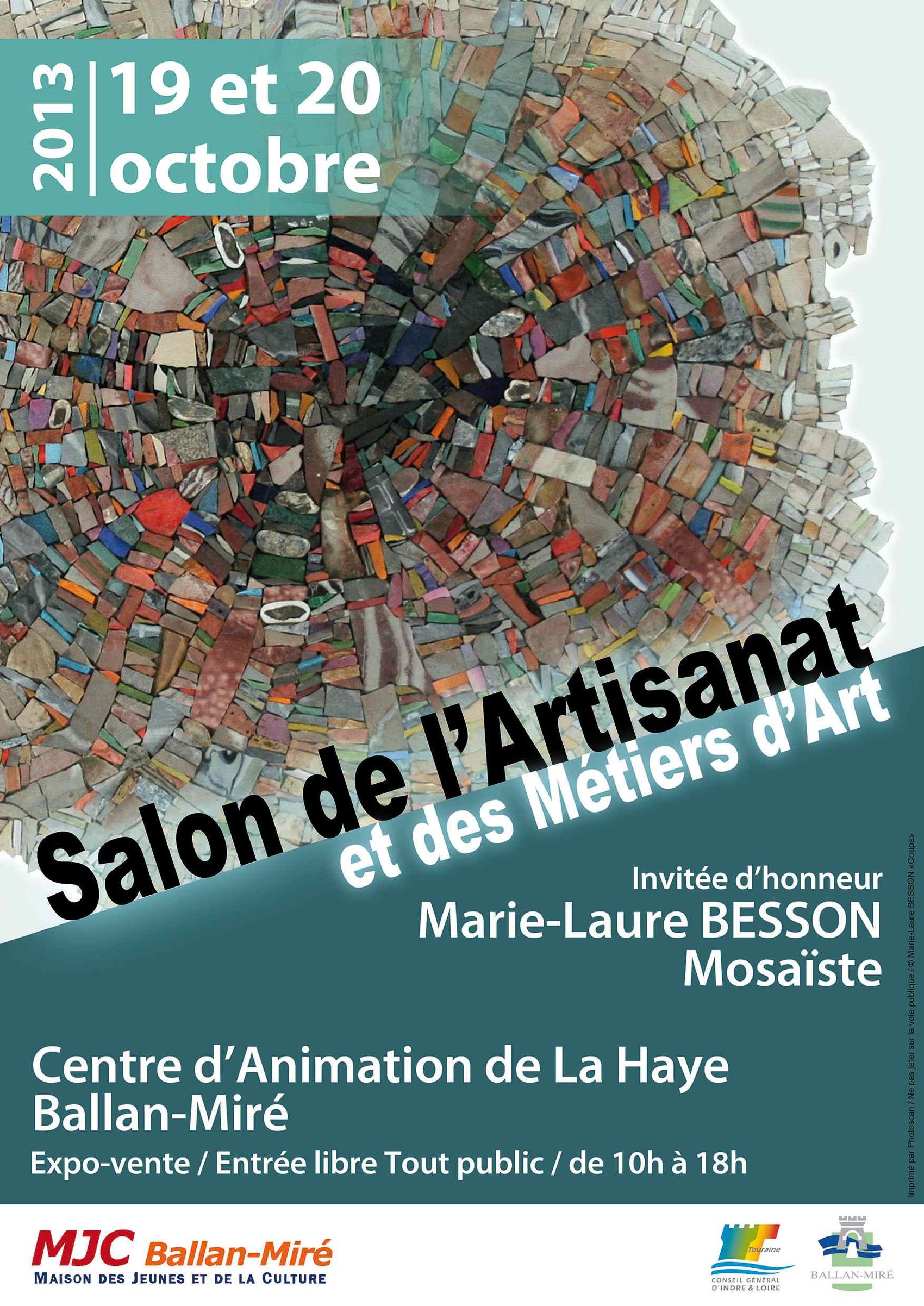 Salon de l'Artisana&#8203;t et des Métiers d'Art de Ballan-Mir&#8203;é