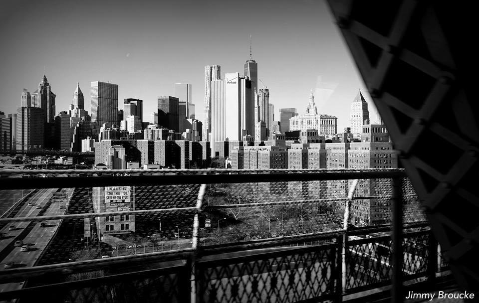Manhattan Bridge in Black and white