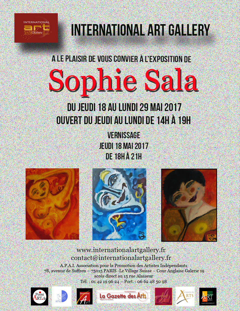 EXPO SOPHIE SALA - MAI 2017 - Paris