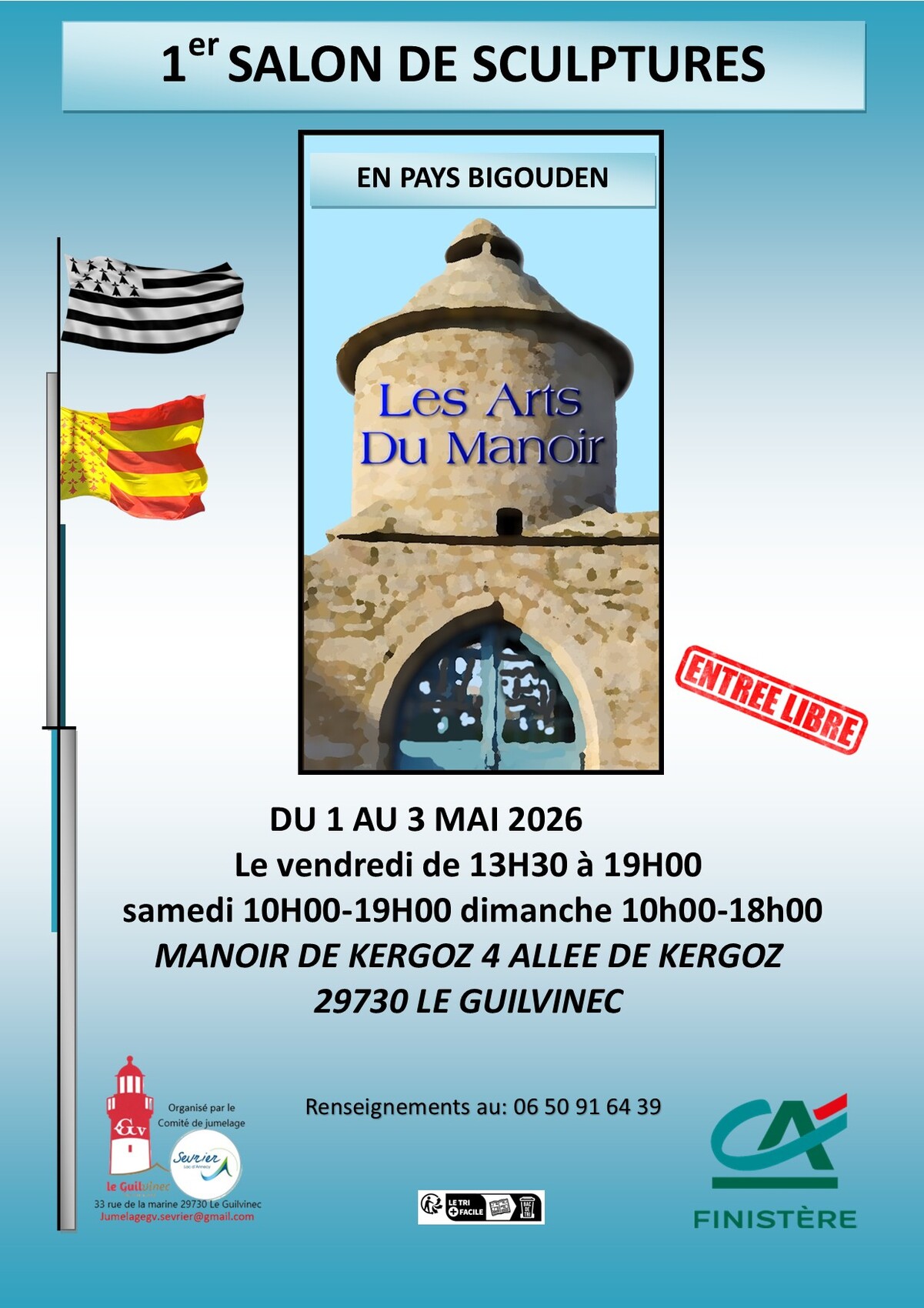 1er SALON DE SCULPTURES "Les Arts du Manoir"