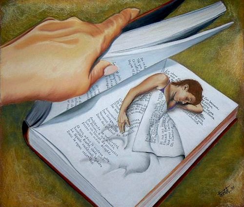 Caligraphie, enluminure et pastels secs