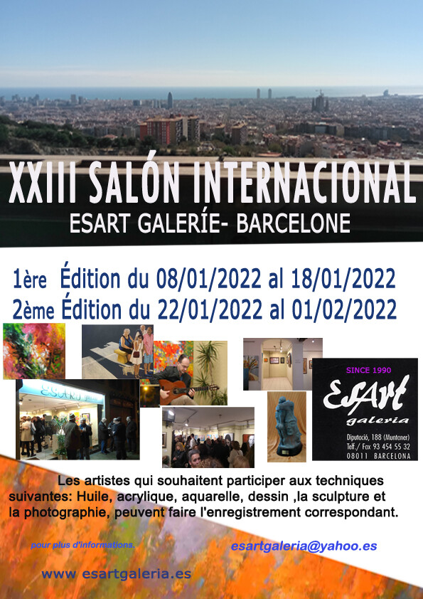 XXIII Salón International  Esart Galerie Barcelone 2022