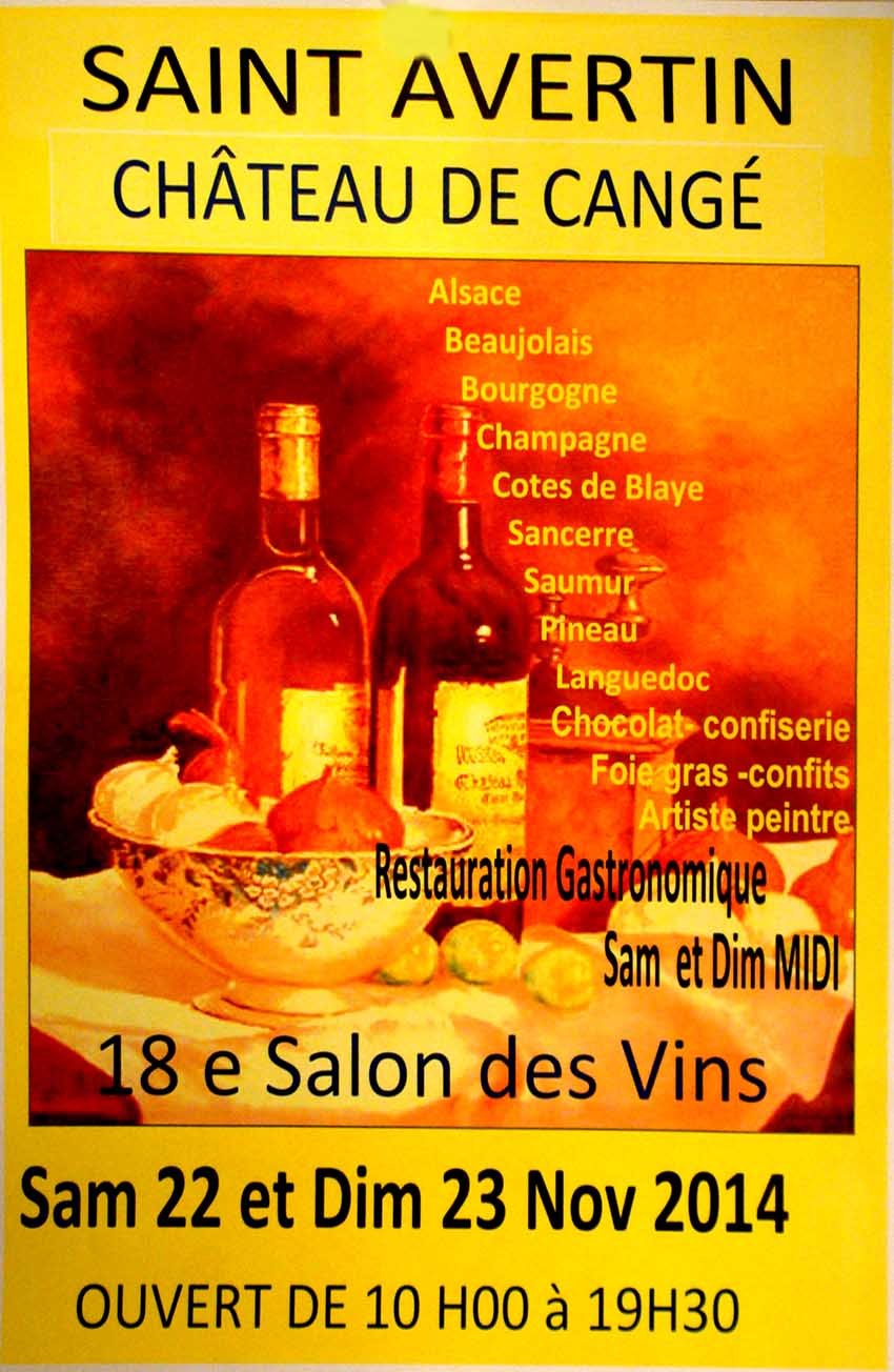 salons des vins au chateau de cange a st avertin 37