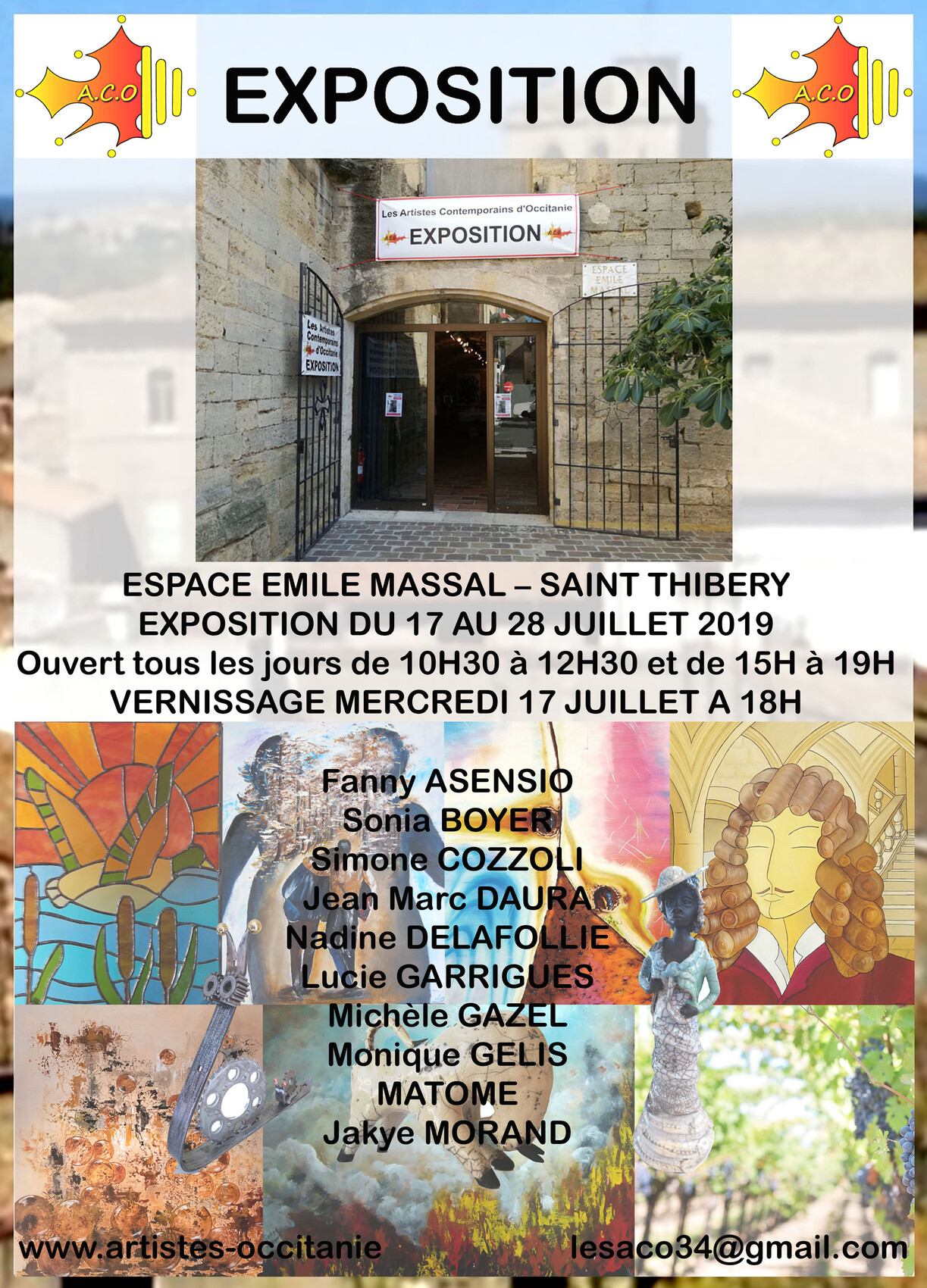 Expo » les Artistes Contemporains d'Occitanie »