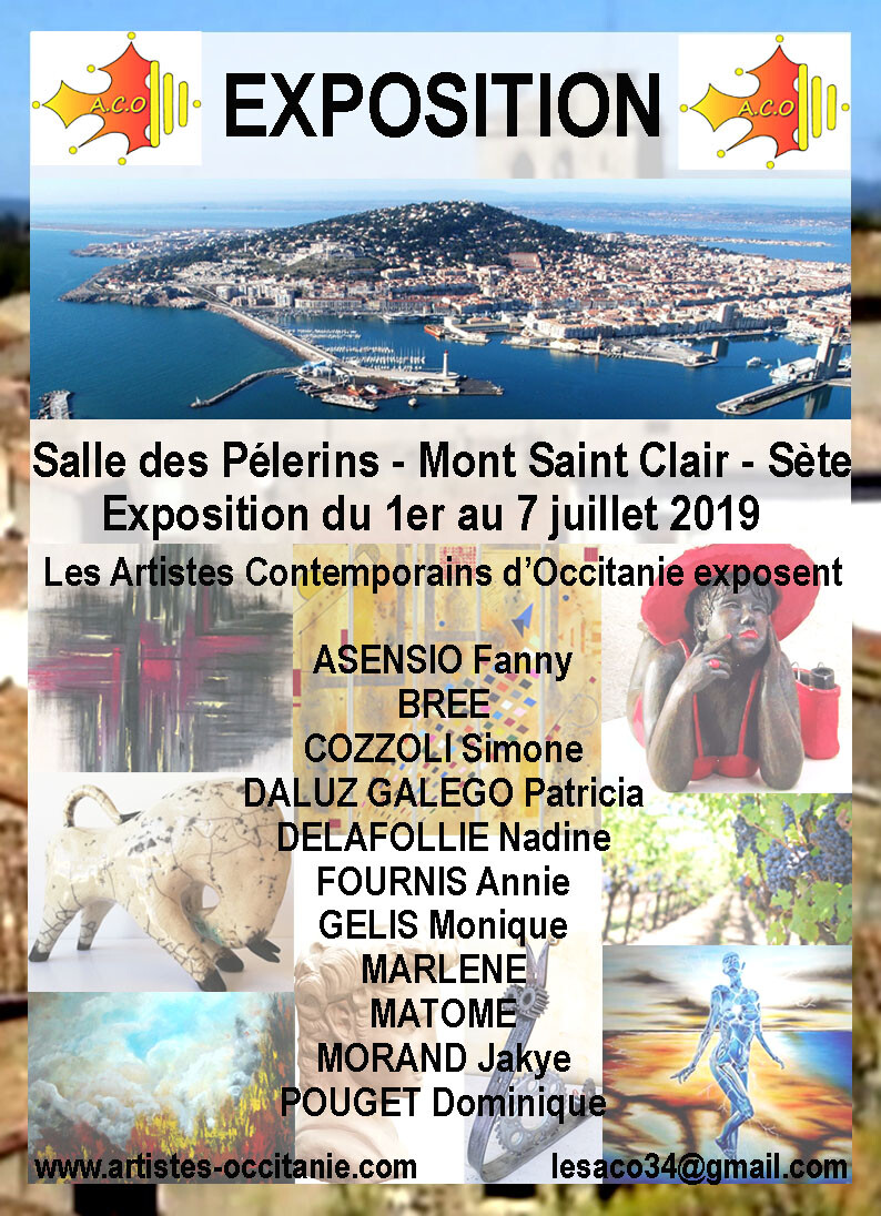 Exposition à la Salle des Pèlerins- Mont St Clair - Sète