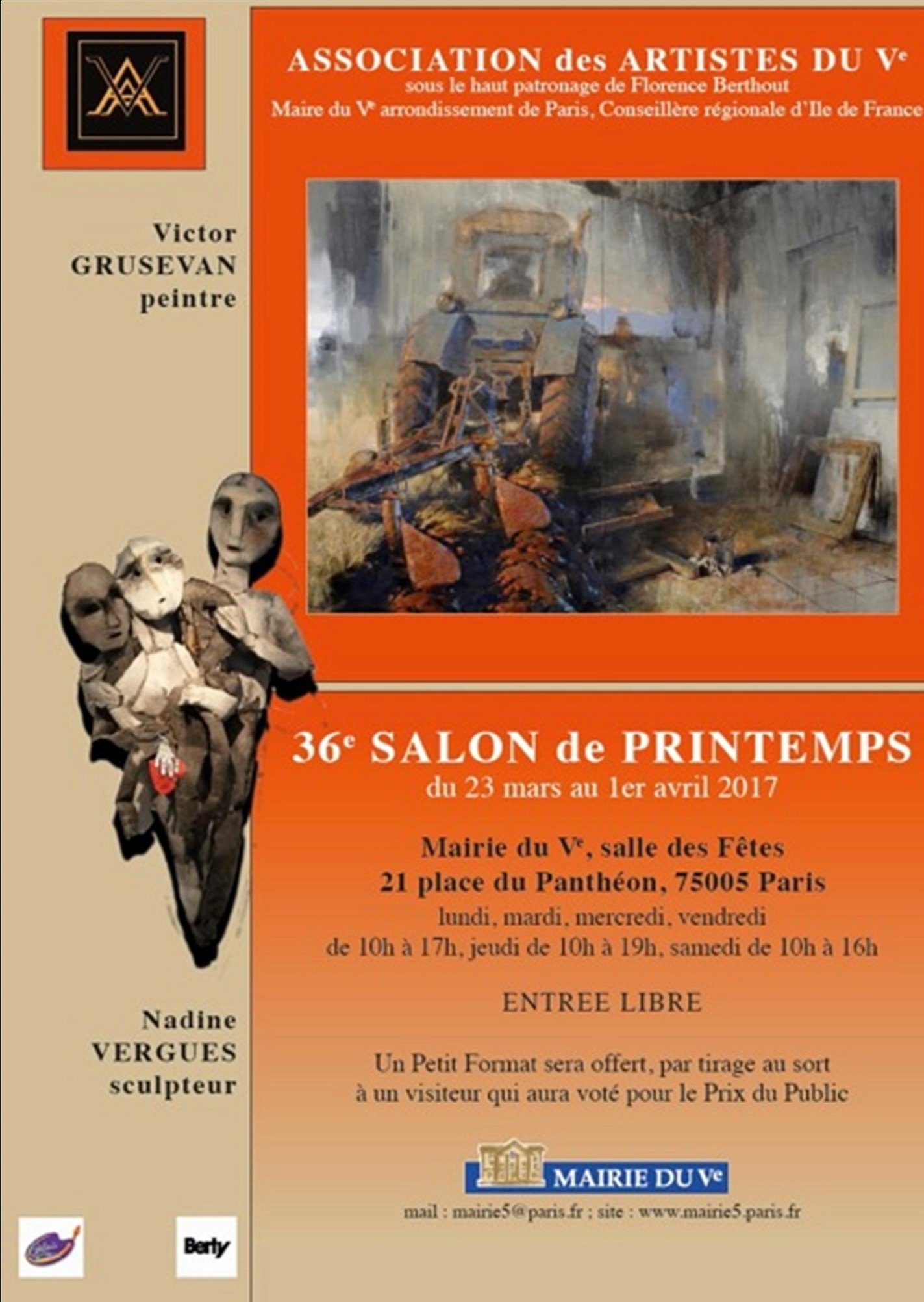 36e SALON DE PRINTEMPS DES ARTISTES DU 5e ARR.