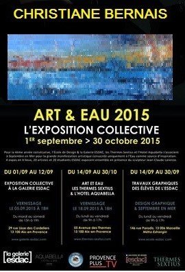 ART et EAU - Exposition collective  AIX en Provence Bouches du Rhône