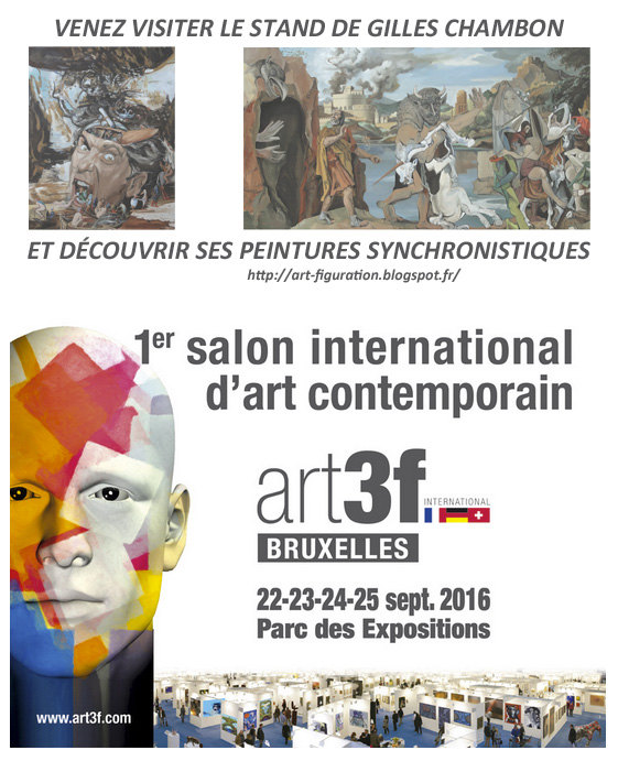 Exposition de G. Chambon au Salon ART3F de Bruxelles