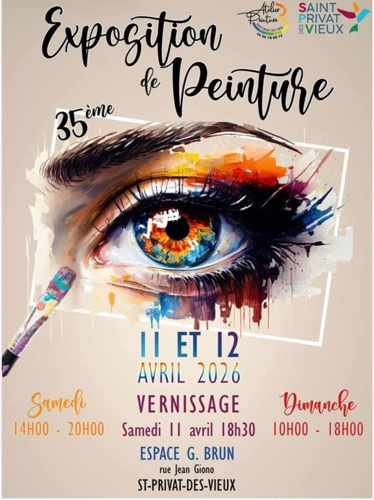 35&egrave;me Exposition de Peinture