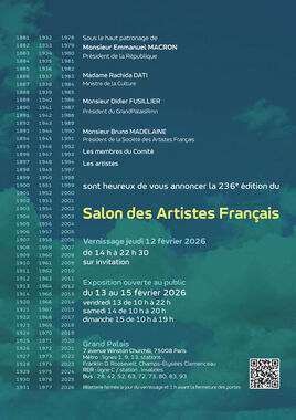salon artistes francais