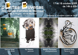 Portes ouvertes des ateliers d'artistes de Monteuil