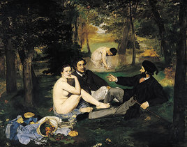 Le déjeuner sur l'herbe d'Edouard Manet, à la manière de....