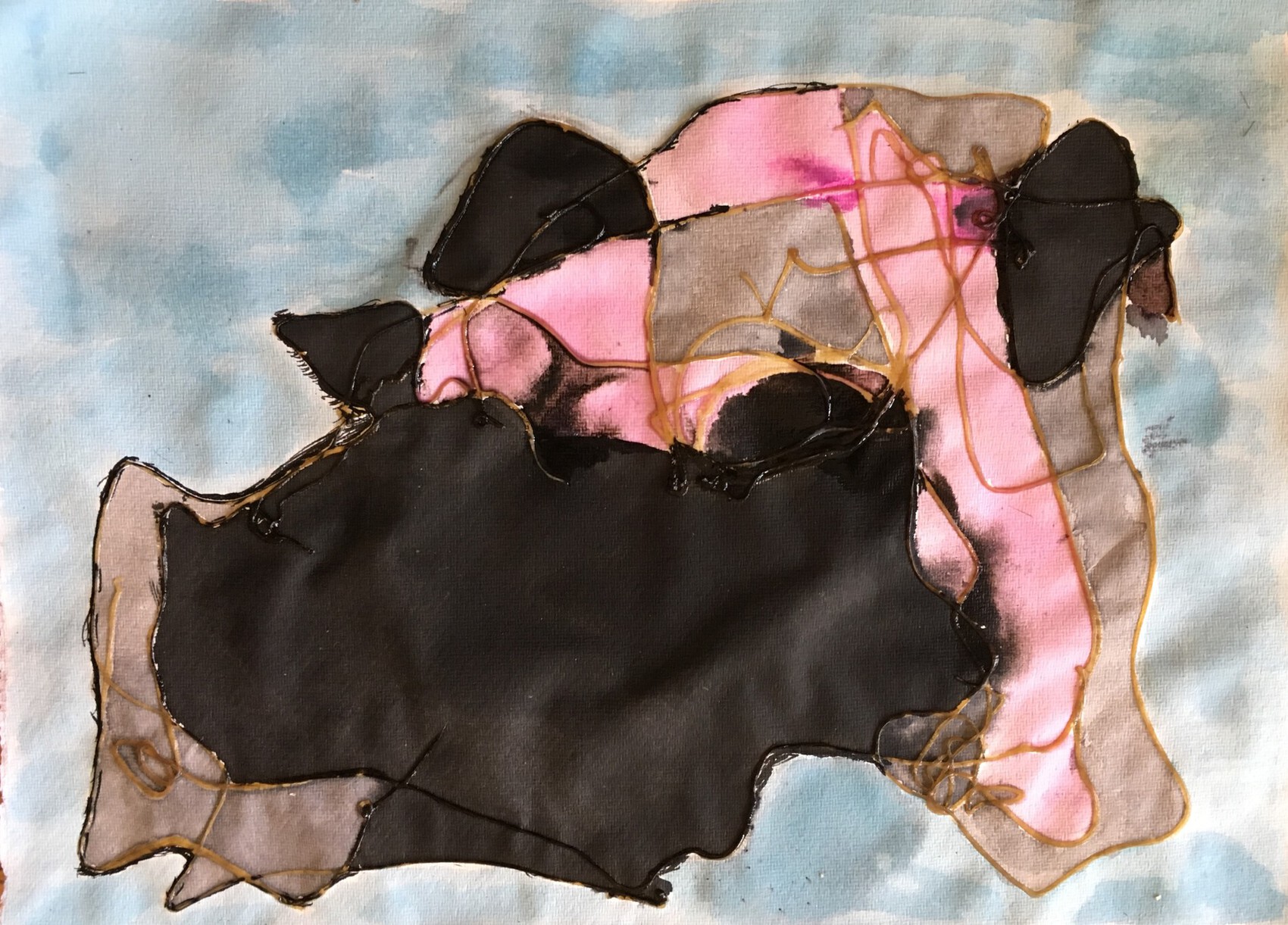 Peinture Monstre femelle