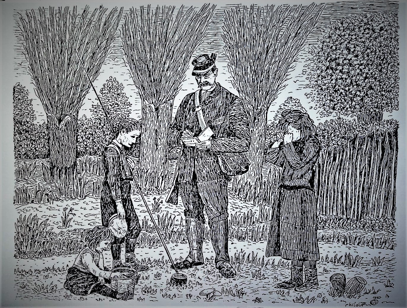 Dessin Pêche interdite