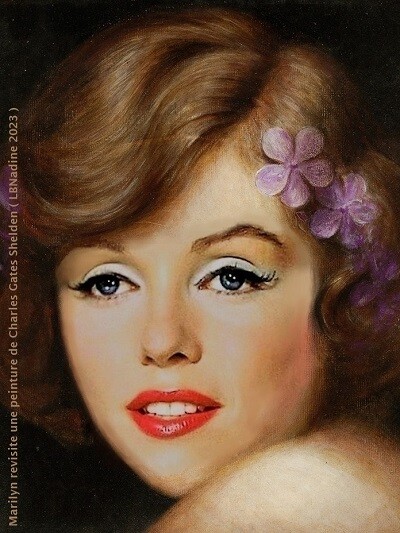 Marilyn revisite " Dorothy Gish " de Charles Gates Sheldon