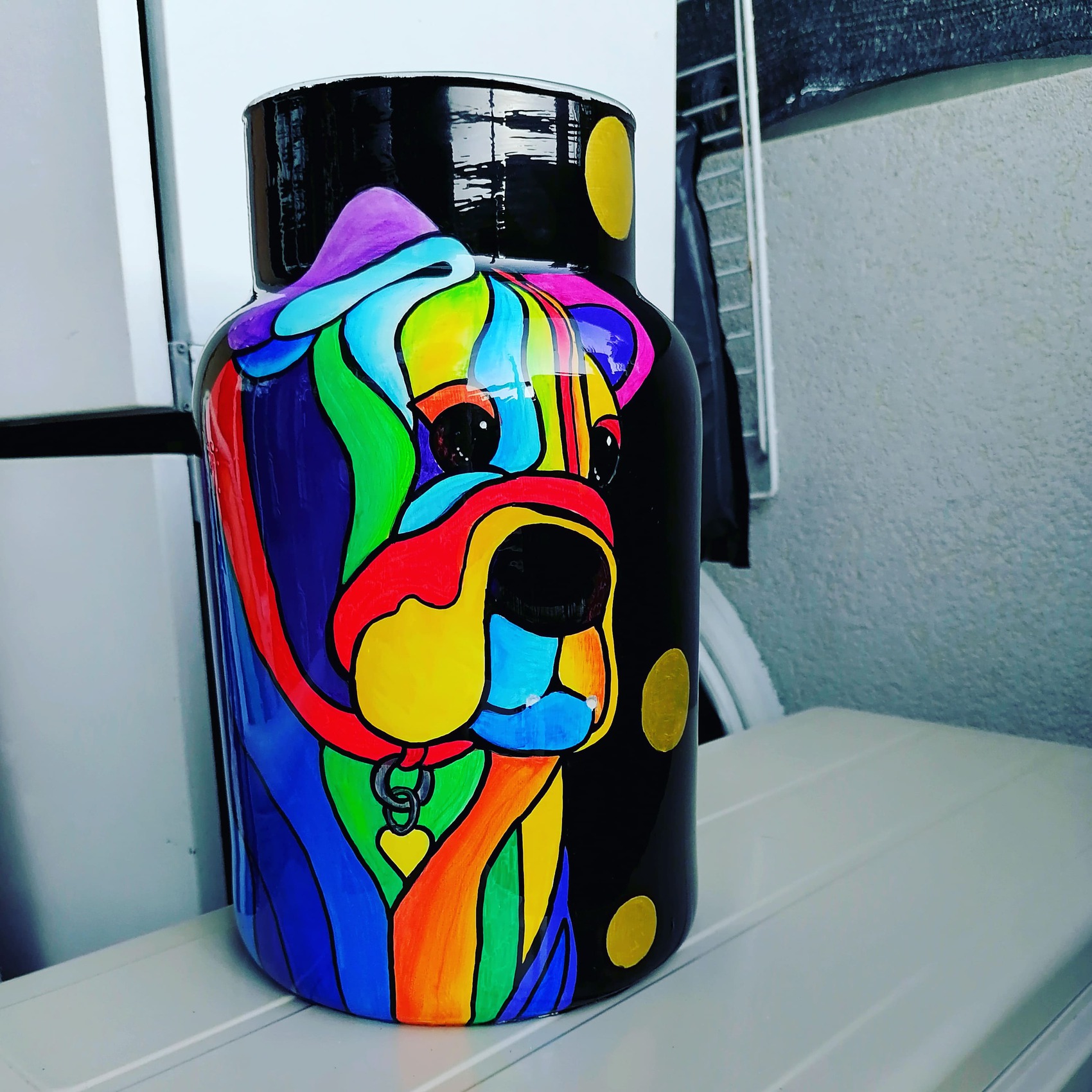 Peinture Vase face 1