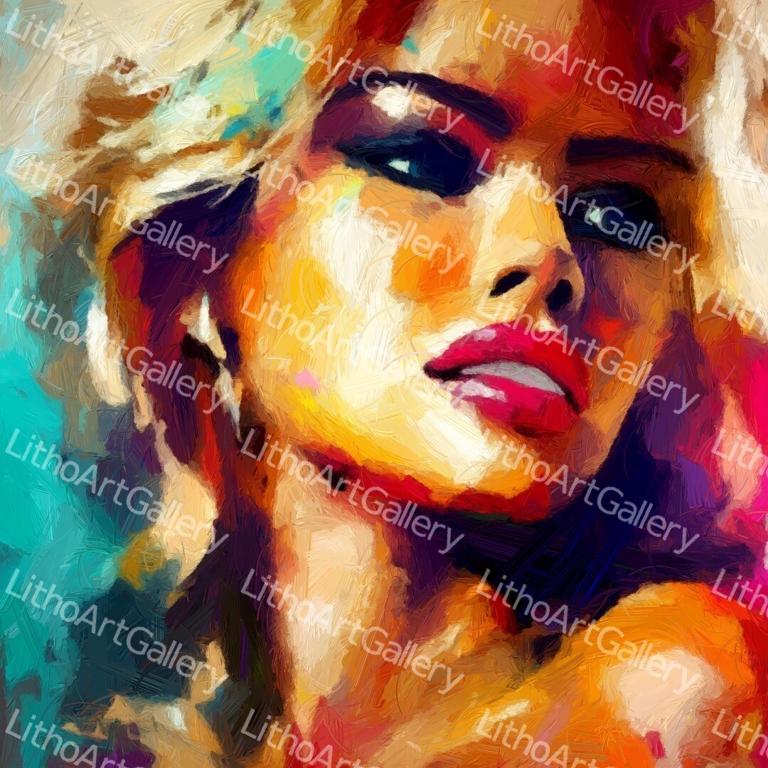 Peinture Portrait de Pamela Anderson