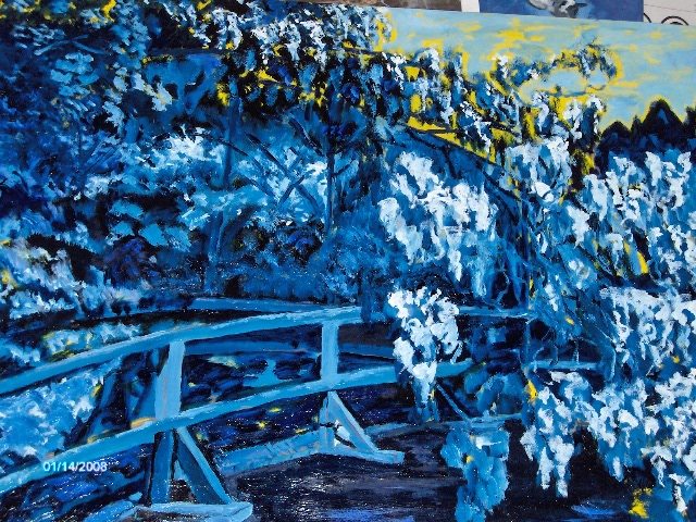 Peinture Promenade A Giverny