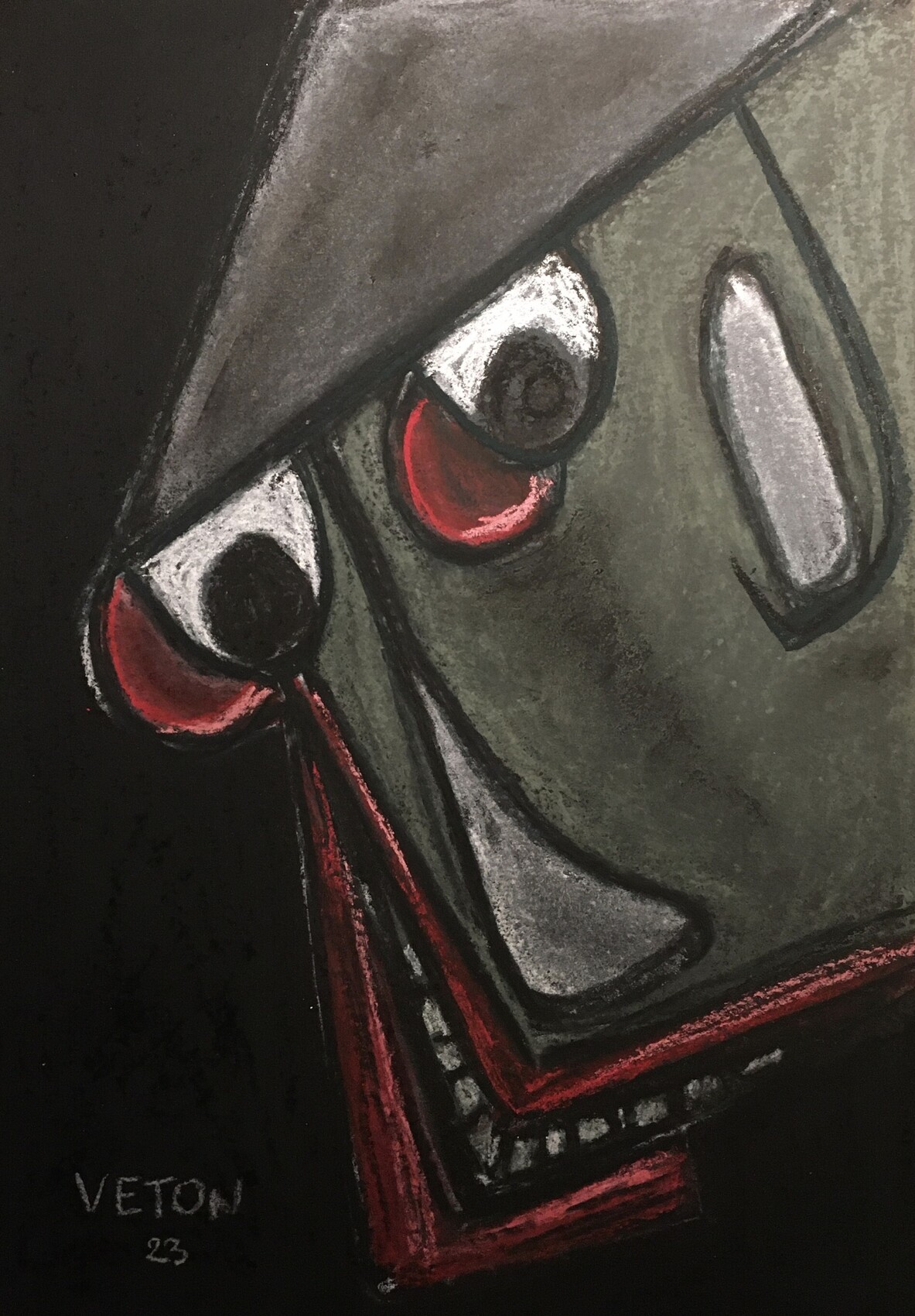 Peinture Le féroce…