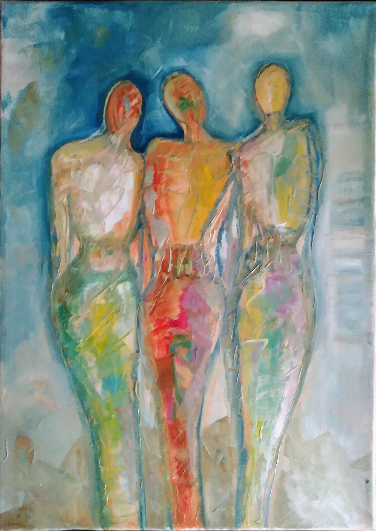 Peinture Les trois amies