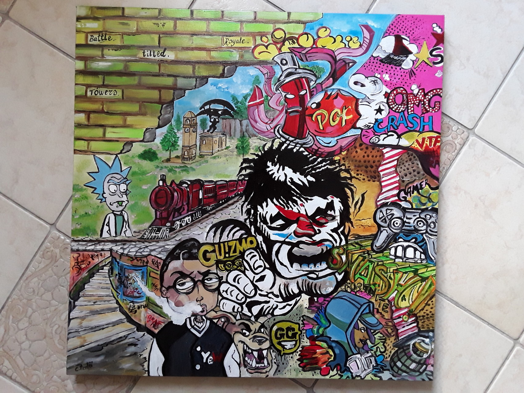 Peinture Tableau street art