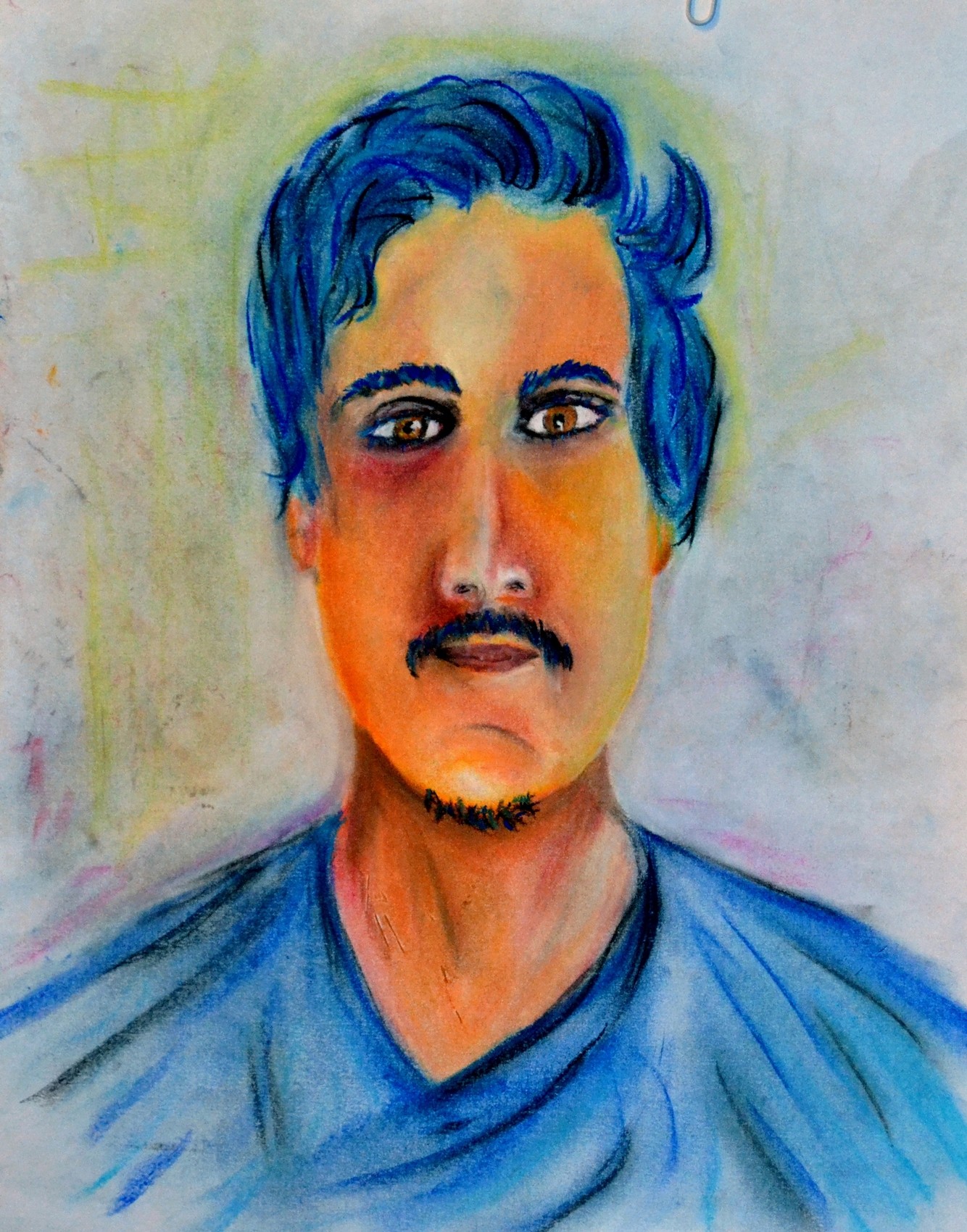 Dessin Cheveux bleu Dessin Cheveux bleu