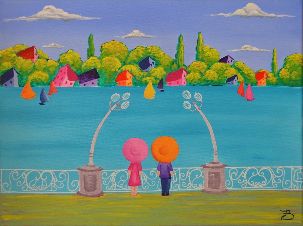 Peinture Bain de soleil