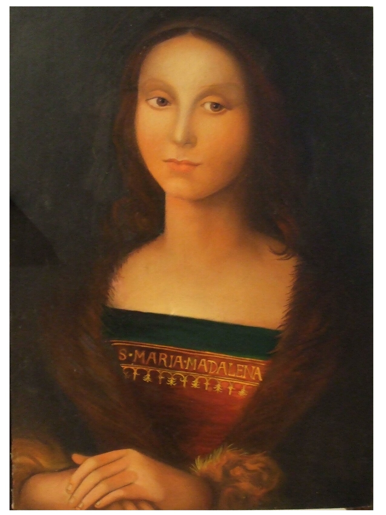 Peinture marie madeleine d' apres Pérugin