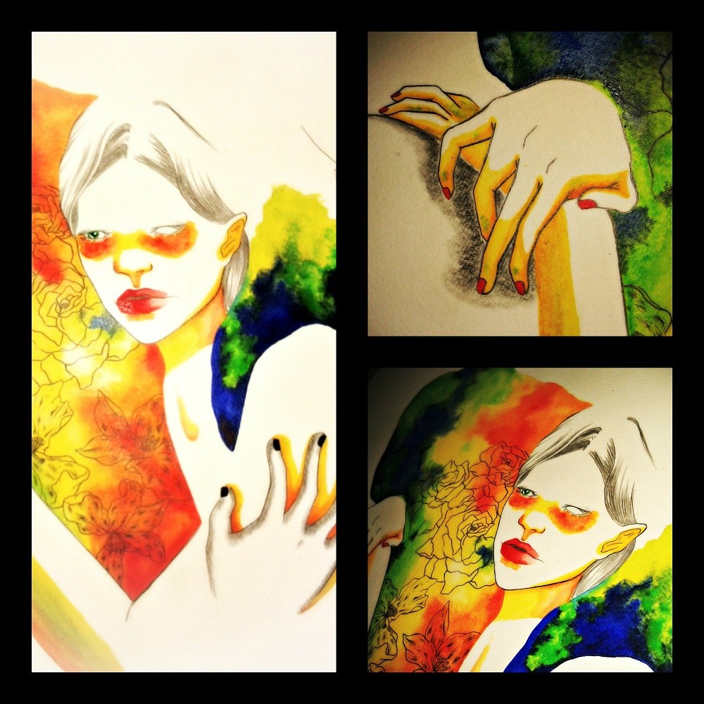 Peinture enlacement détails