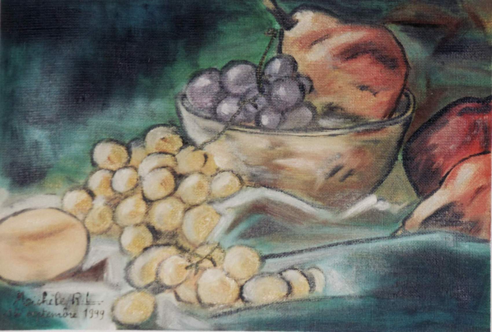 Peinture NATURE MORTE A L'OEUF