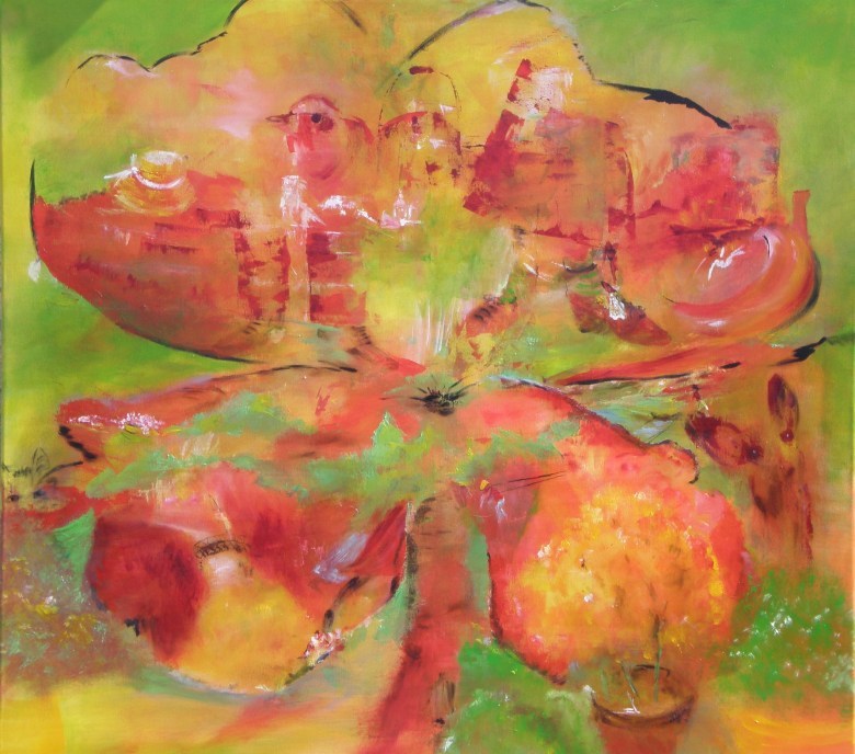 Peinture Le jardin d'Aglaé