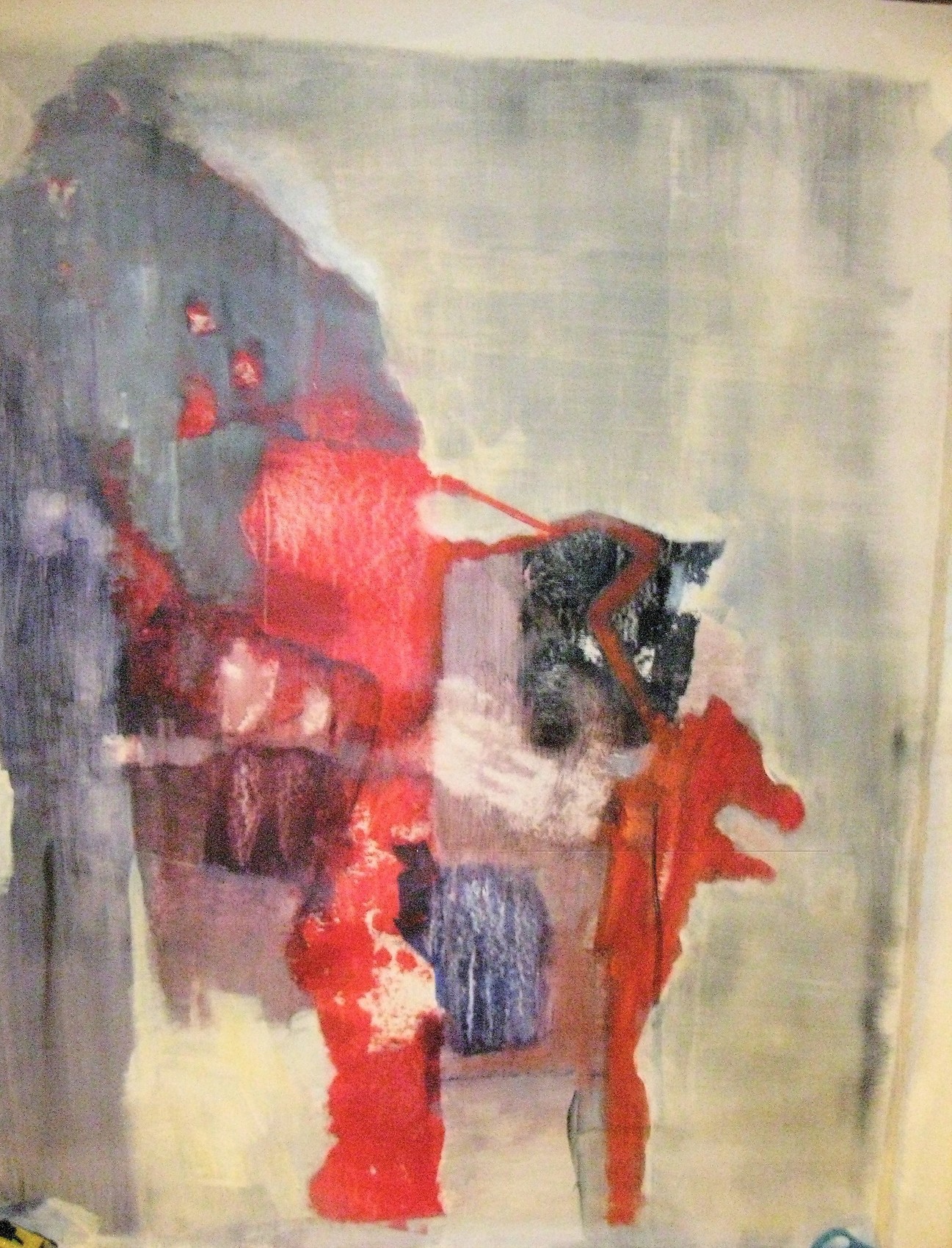 Peinture le cheval rouge