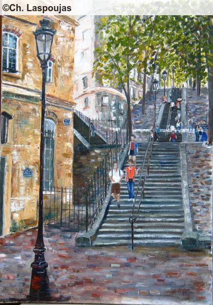 Peinture Place Suzanne Valadon