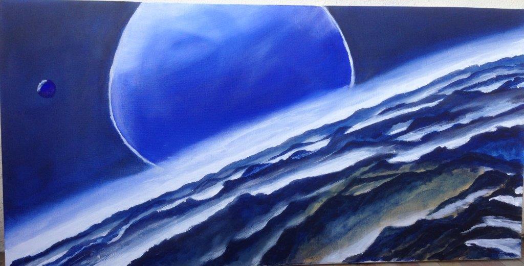 Peinture Lever de Terre