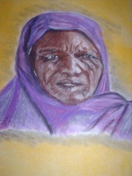 Vieille femme malienne