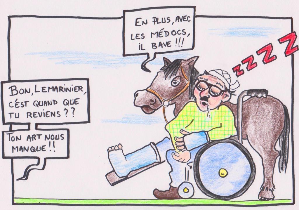 Dessin Lemarinier, reviens, on a les mêmes à la maison