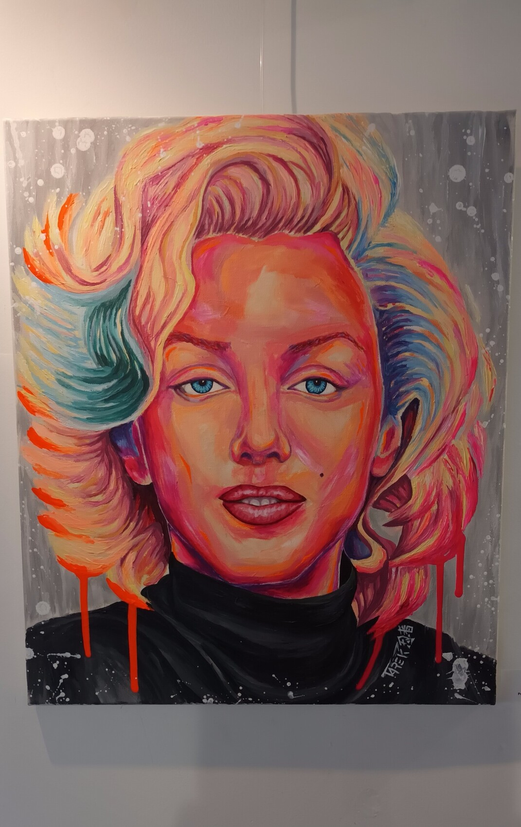 peinture-marilyn-monroe