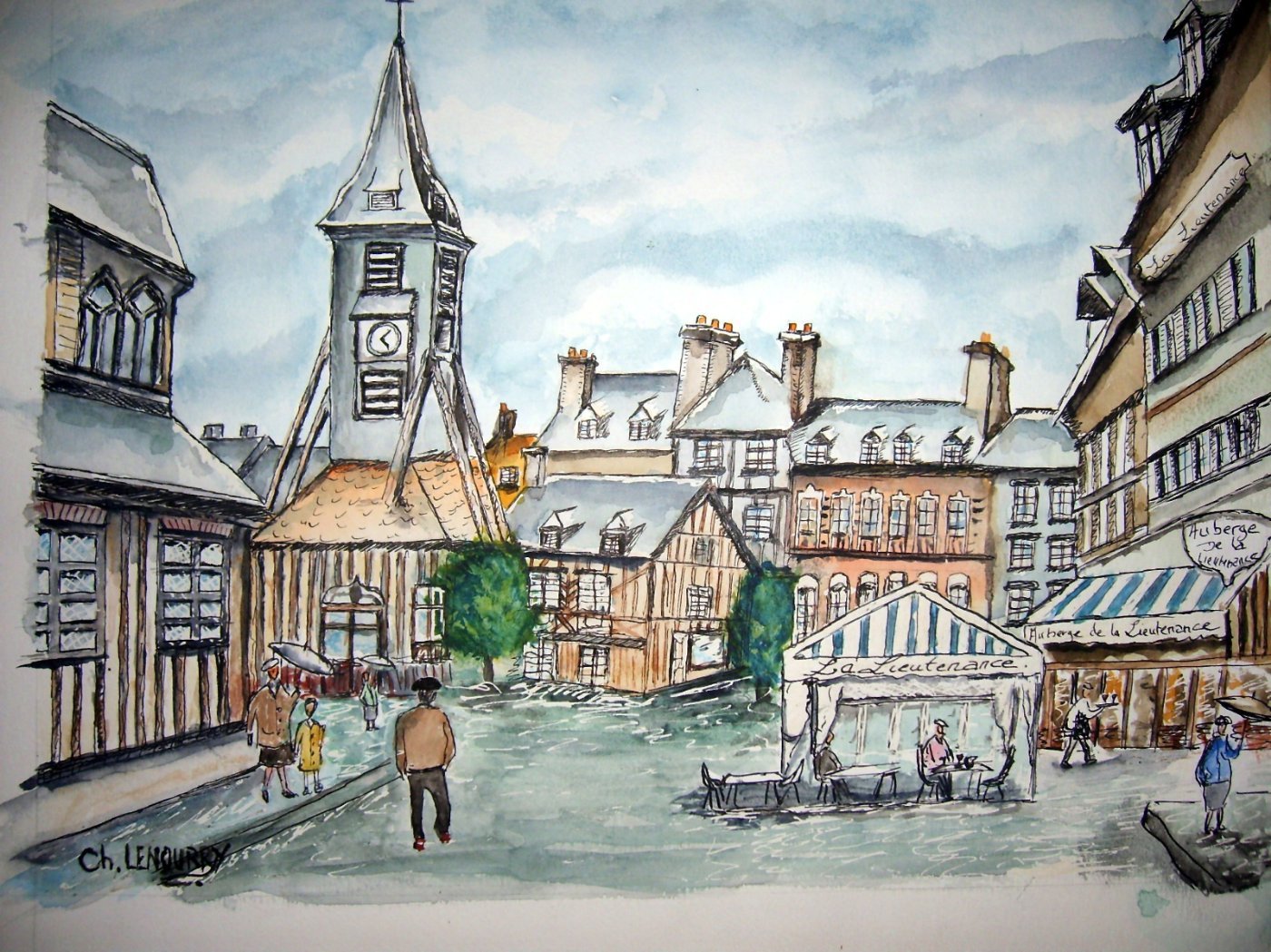 Peinture Honfleur