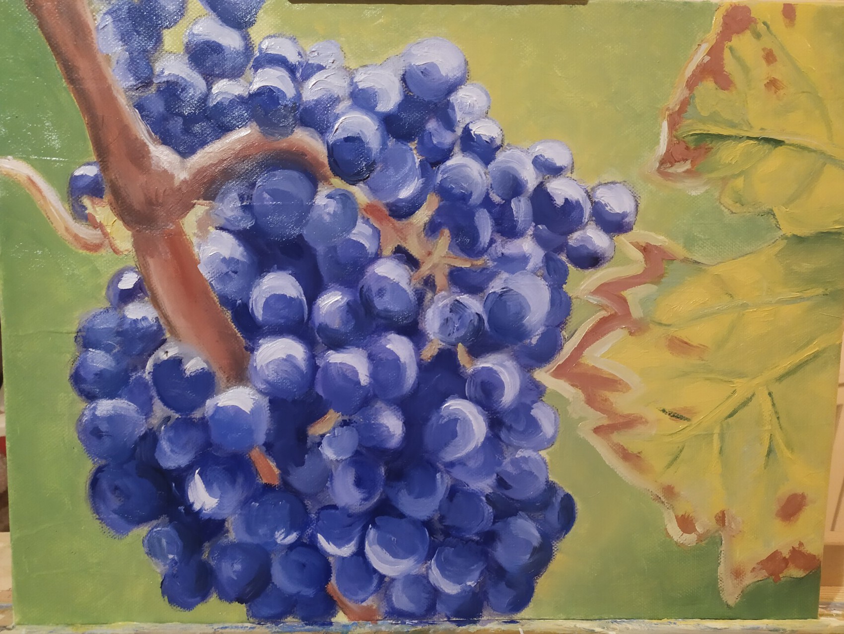 Peinture Muscat d'Hambourg