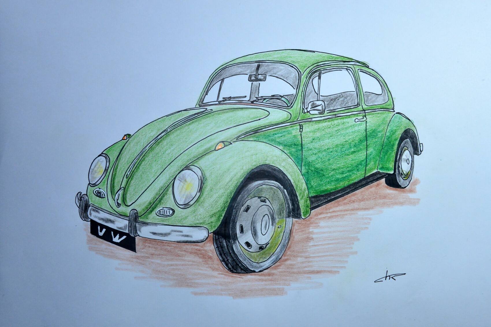 voiture coccinelle barbie