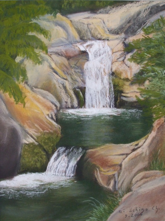 La cascade (50x40).