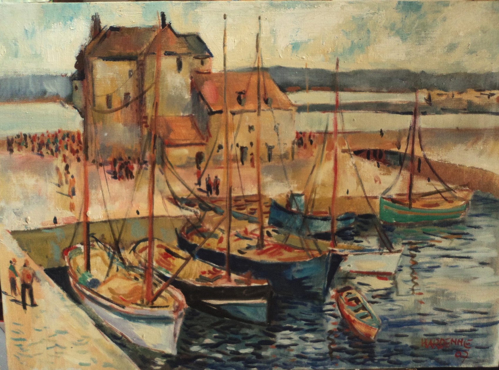 Peinture Honfleur, la lieutenance