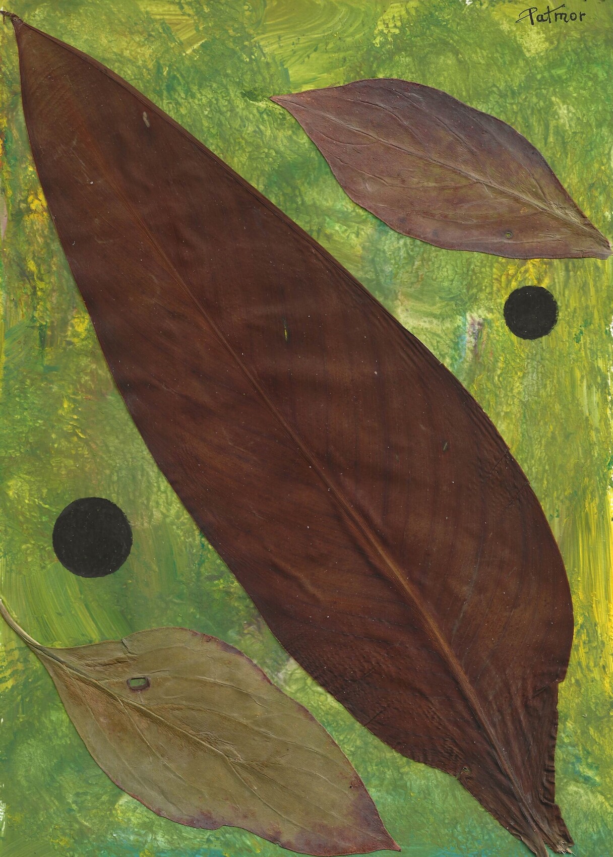 à La Recherche De Feuilles Amères Rame De 480 Feuilles Soie 75x50cm 7 Autre Feuilles