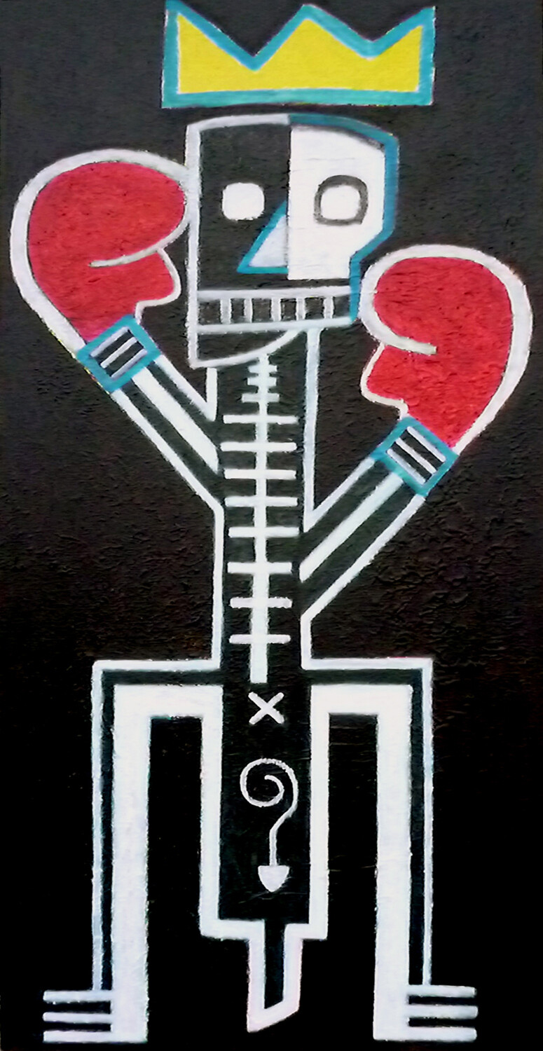 Peinture OVERDOSE BASQUIAT