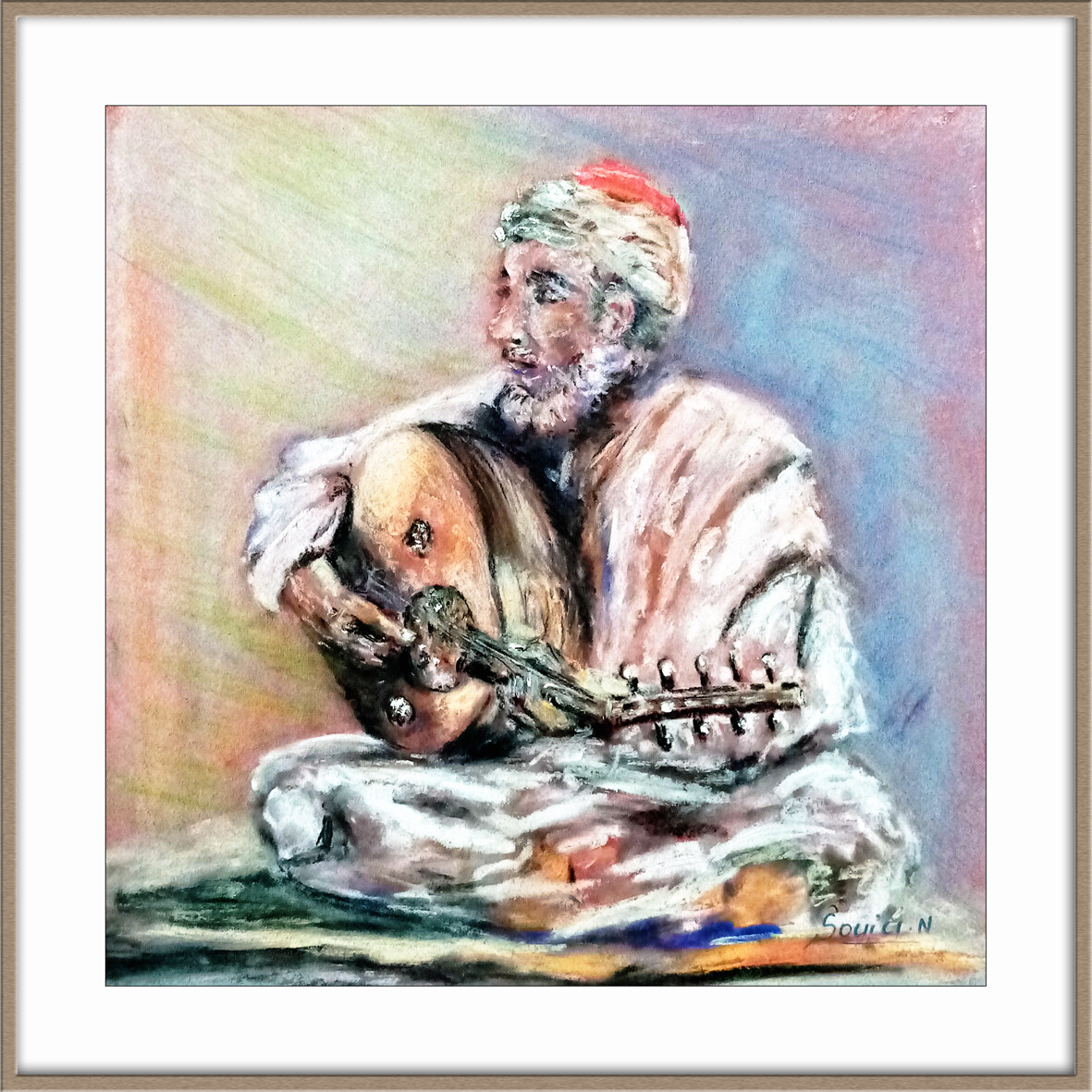 Peinture Le Joueur de luth